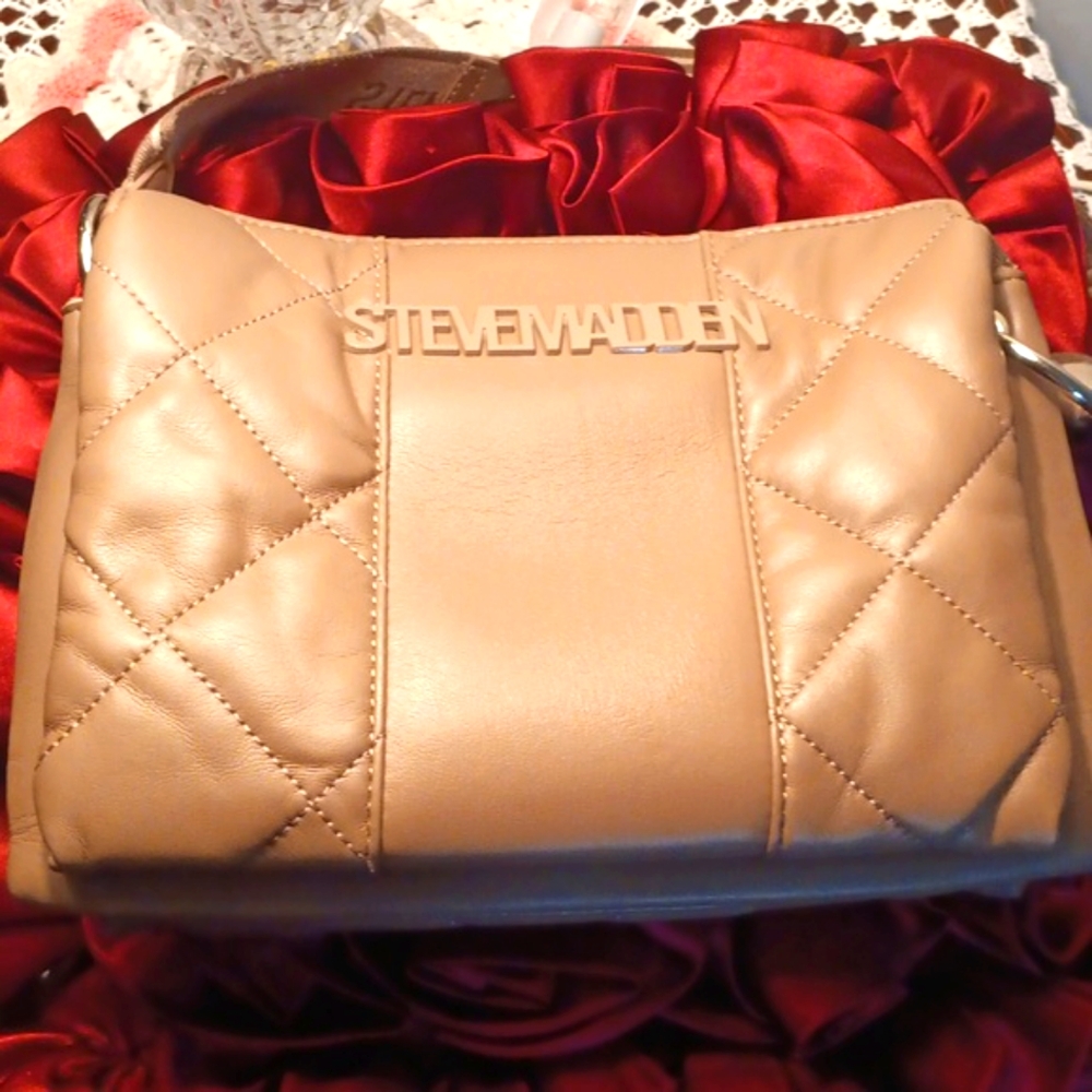 Steve Madden Blue Geometric Crossbody Bag